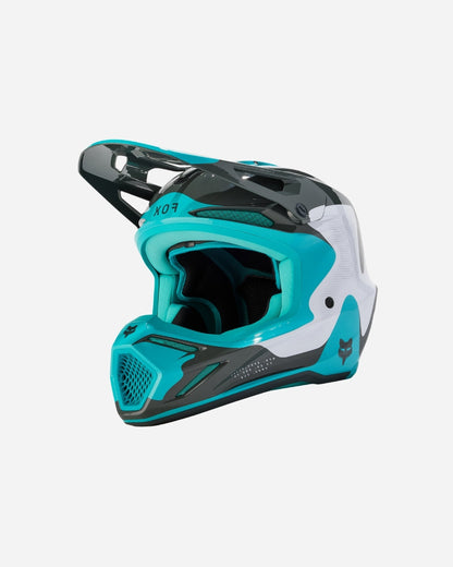 Casque Fox Racing V3 Revise - Sarcelle