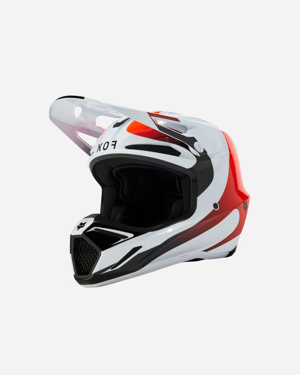 Fox Racing V3 Magnetic Helm – Weiß