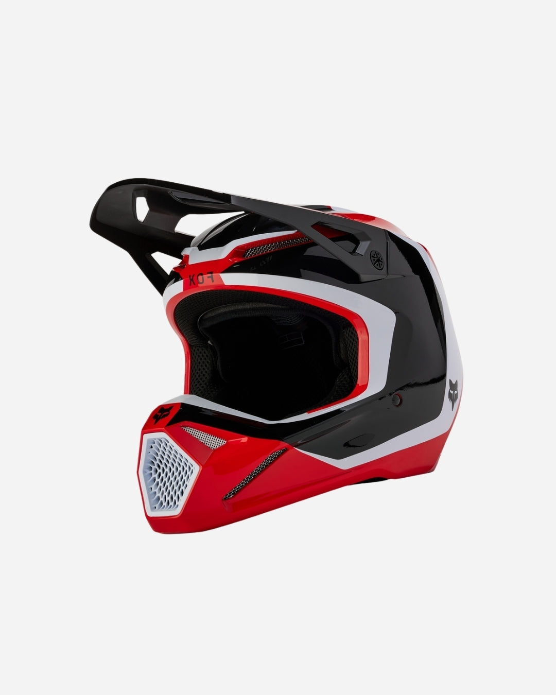 Fox Racing V1 Nitro Helm – Fluoreszierendes Rot