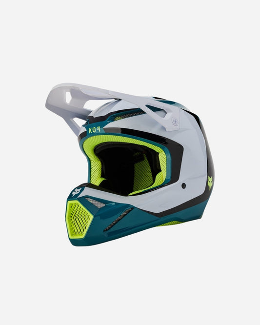 Fox Racing V1 Nitro Helm – Metallicblau