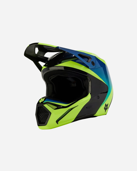 Fox Racing V1 Streak Helm – Schwarz/Gelb