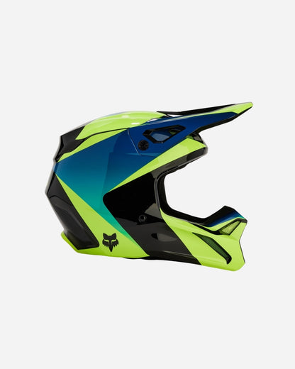 Fox Racing V1 Streak Helm – Schwarz/Gelb