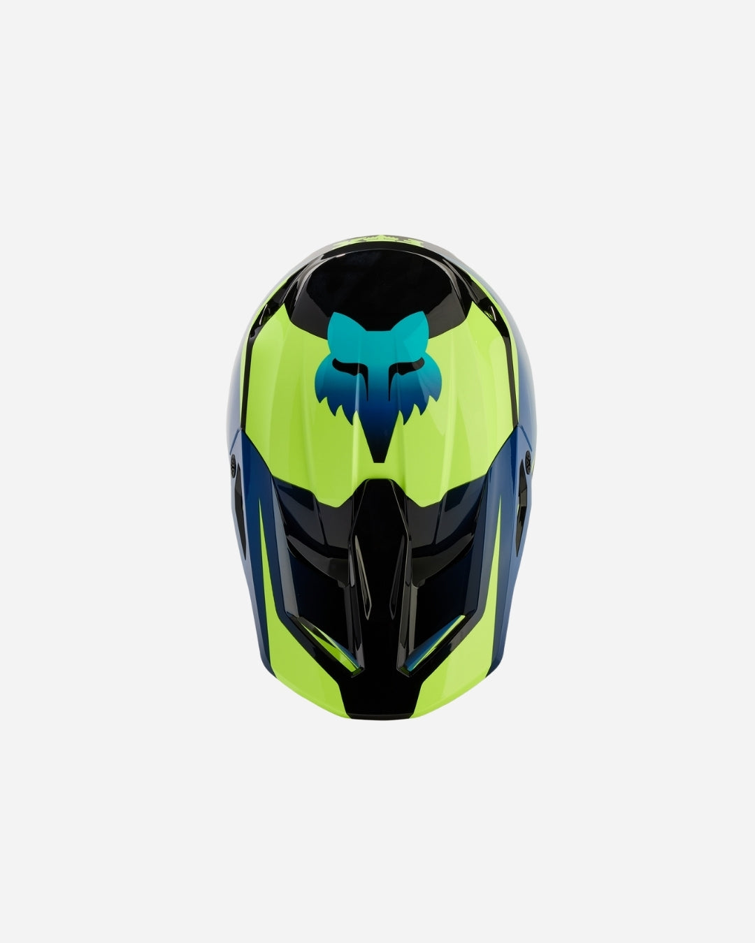 Fox Racing V1 Streak Helm – Schwarz/Gelb