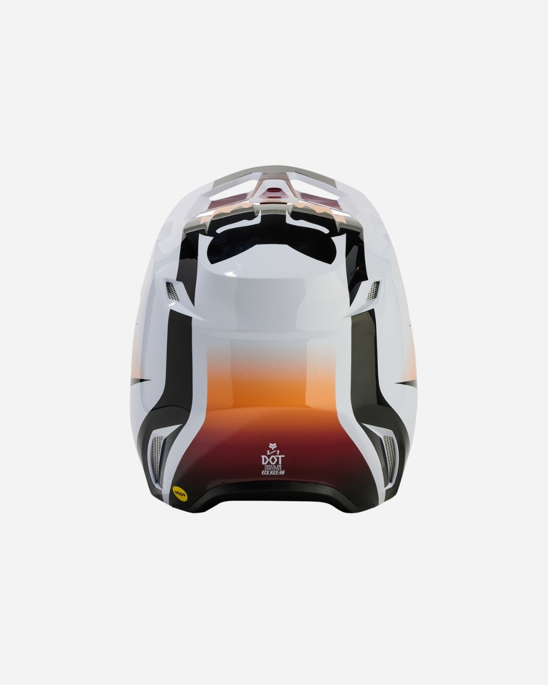 Casque Fox Racing V1 Flora - Blanc/Noir