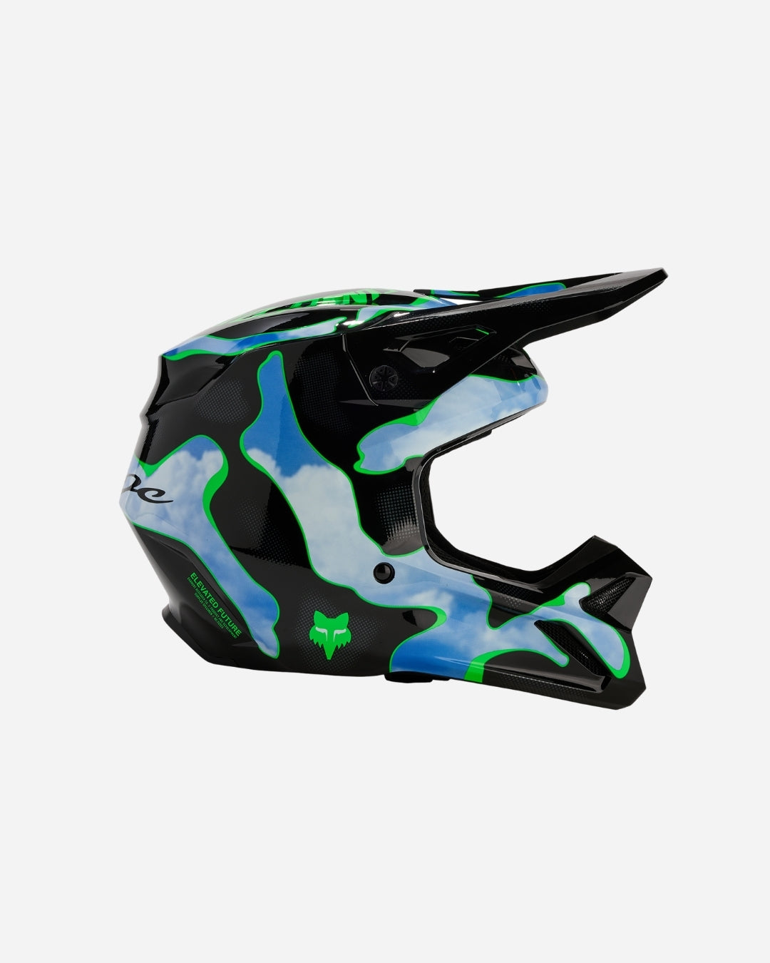 Fox Racing V1 Atlas Helm – Schwarz/Grün