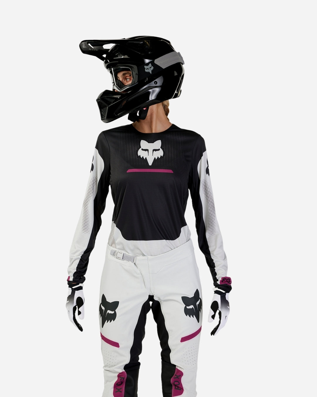 Maillot femme Fox Racing Flexair Ical - Gris