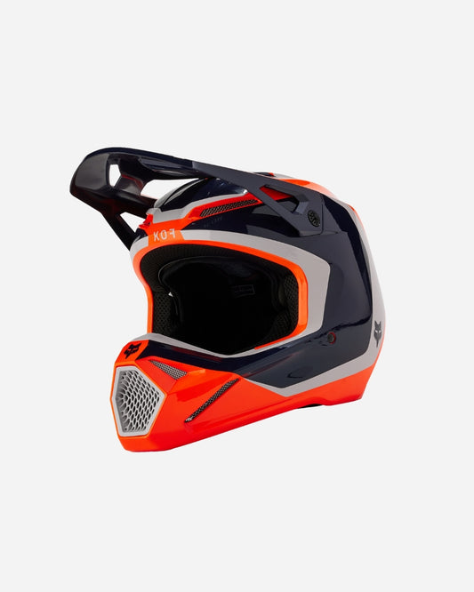 Casque enfant Fox Racing V1 Nitro - Orange fluo