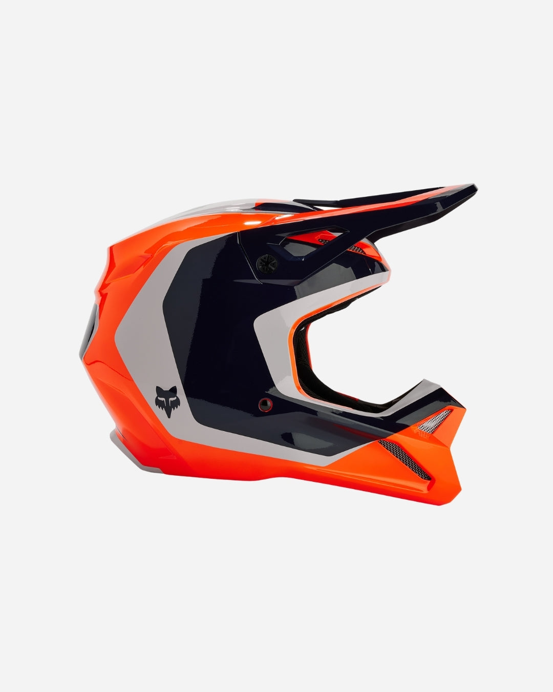 Casque enfant Fox Racing V1 Nitro - Orange fluo