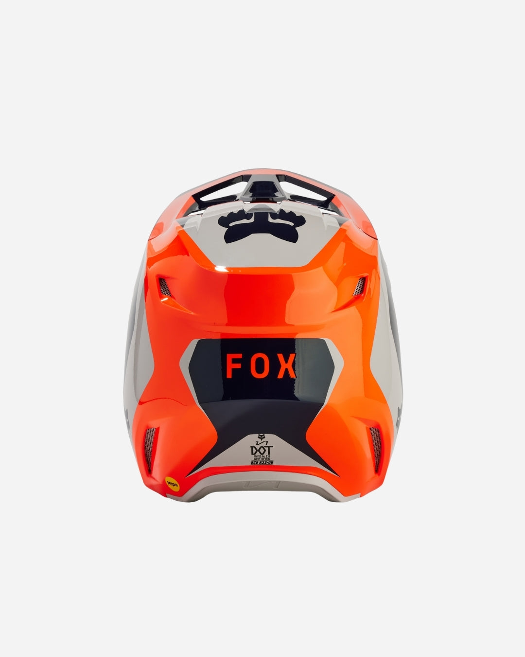 Casque enfant Fox Racing V1 Nitro - Orange fluo