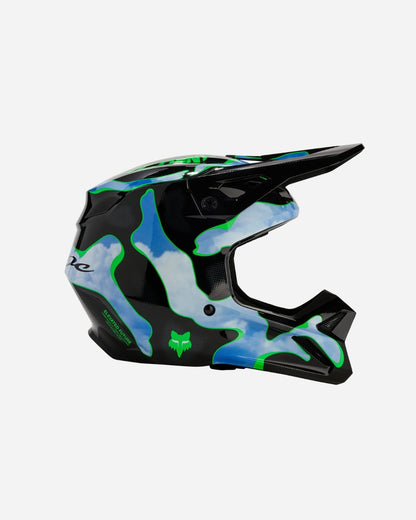 Casque enfant Fox Racing V1 Atlas - Noir/Vert