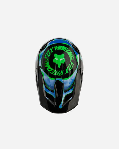 Casque enfant Fox Racing V1 Atlas - Noir/Vert