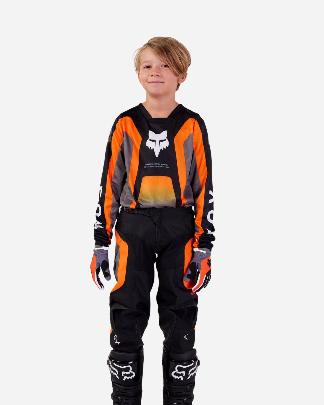 Maillot enfant Fox Racing 180 Ballast - Noir/Gris