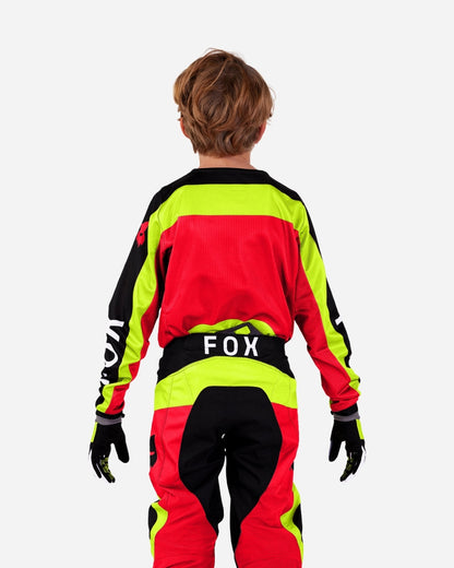 Maillot enfant Fox Racing 180 Ballast - Noir/Rouge