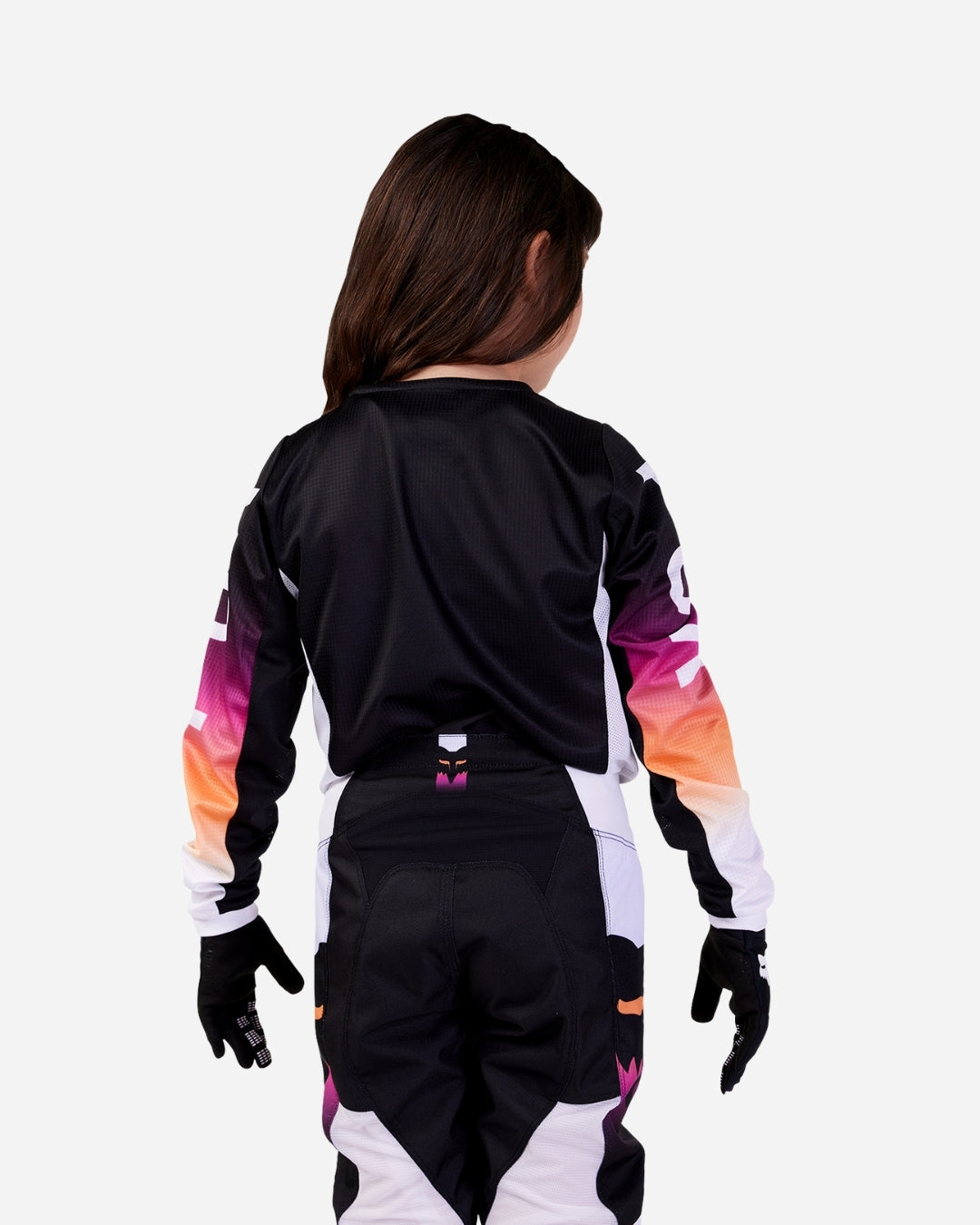 Maillot enfant Fox Racing 180 Flora - Noir