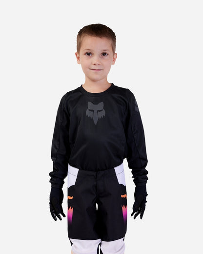 Maglia Fox Racing Blackout per bambini - Nera