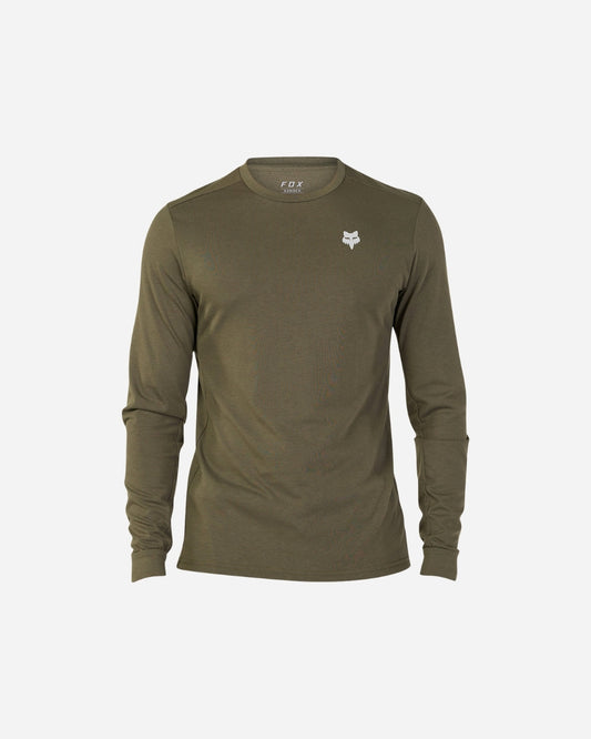 Maillot manches longues Fox Racing Ranger Drirelease Tred Midweight - Vert
