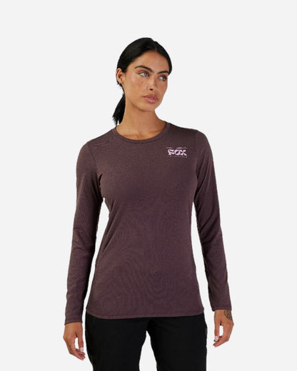 Maillot manches longues femme Fox Racing Ranger Drirelease - Violet