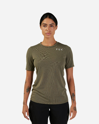 Maglia a maniche corte da donna Fox Racing Ranger Alyn Drirelease - Verde