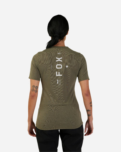 Maglia a maniche corte da donna Fox Racing Ranger Alyn Drirelease - Verde