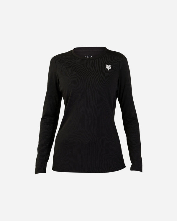 Maglia a maniche lunghe Fox Racing Ranger Drirelease Midweight da donna - Nera