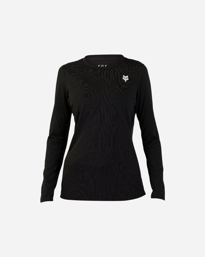 Maillot manches longues femme Fox Racing Ranger Drirelease Midweight - Noir