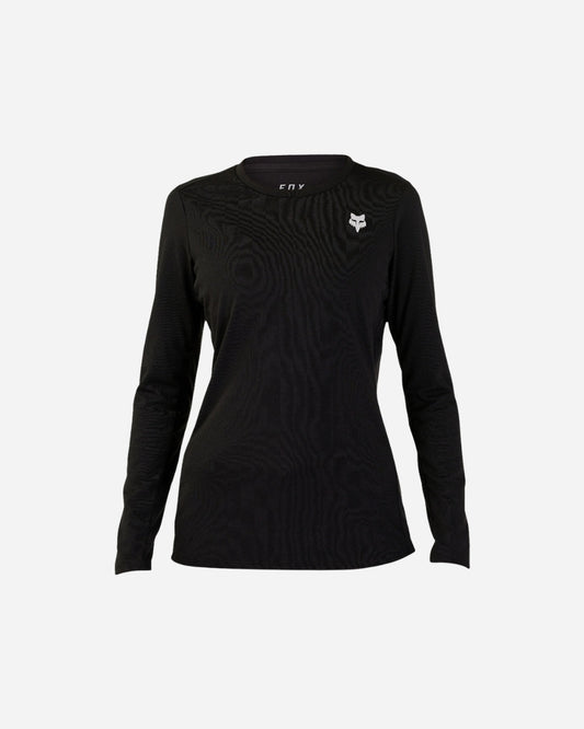 Maillot manches longues femme Fox Racing Ranger Drirelease Midweight - Noir