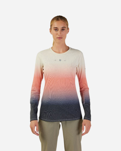 Maillot manches longues femme Fox Racing Ranger Drirelease Midweight - Lunar