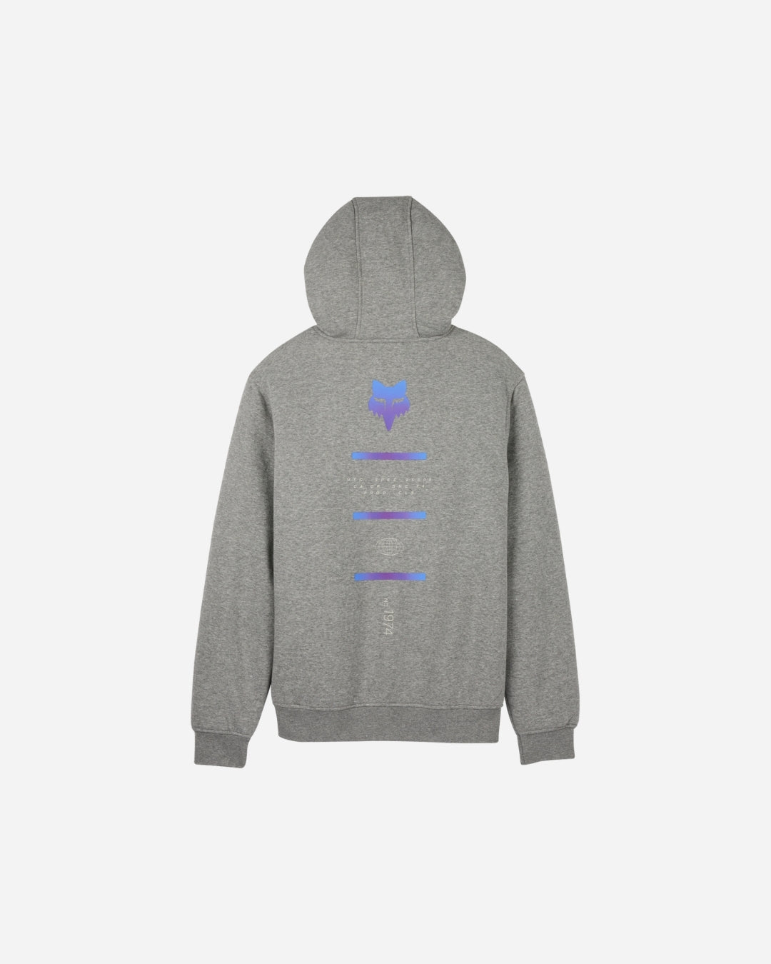 Sweat à capuche zippé Fox Racing Magnetic Sasquatch - Gris