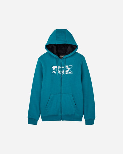 Sweat à capuche zippé Sherpa Fox Racing Cienega Sasquatch - Bleu
