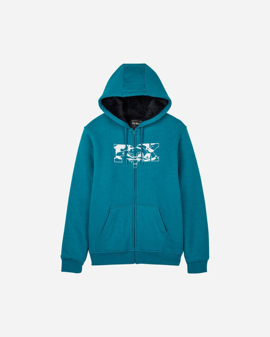 Sweat à capuche zippé Sherpa Fox Racing Cienega Sasquatch - Bleu