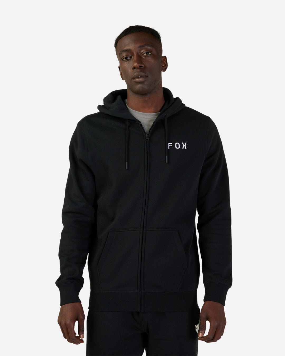 Sweat à capuche zippé Fox Racing Flora Essential - Noir