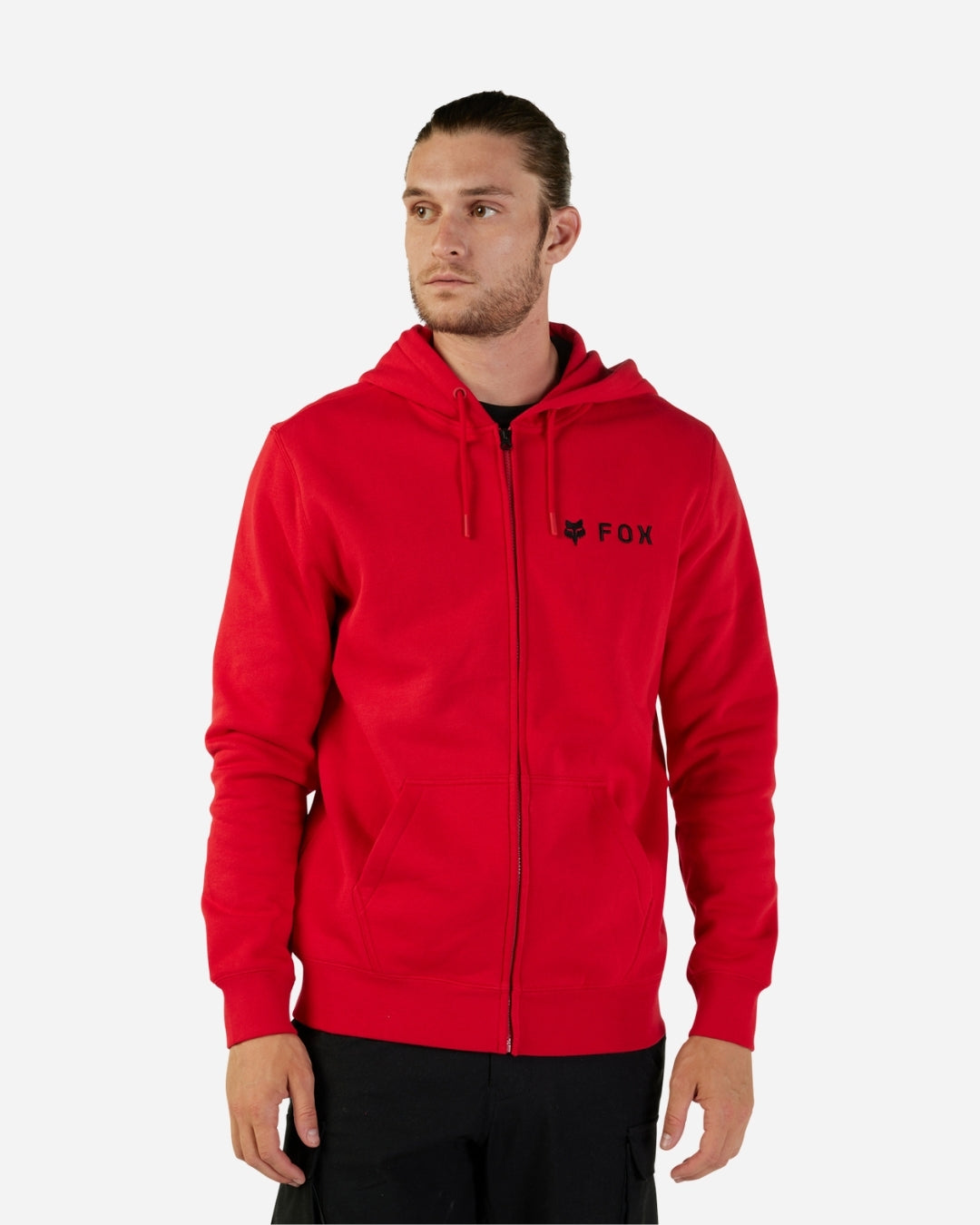 Sweat à capuche zippé Fox Racing Absolute Essential - Rouge Flamme