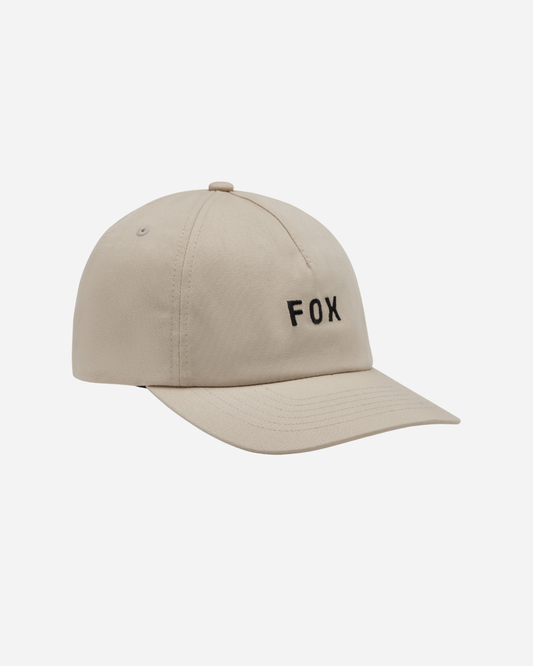 Casquette Fox Racing Wordmark Adjustable - Crème