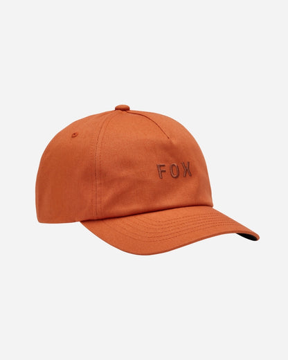 Cappellino regolabile Fox Racing Wordmark da donna - Arancione atomico
