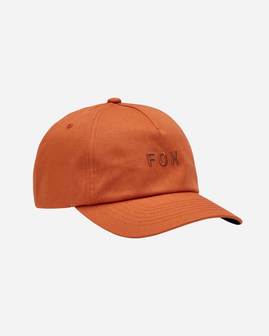 Cappellino regolabile Fox Racing Wordmark da donna - Arancione atomico