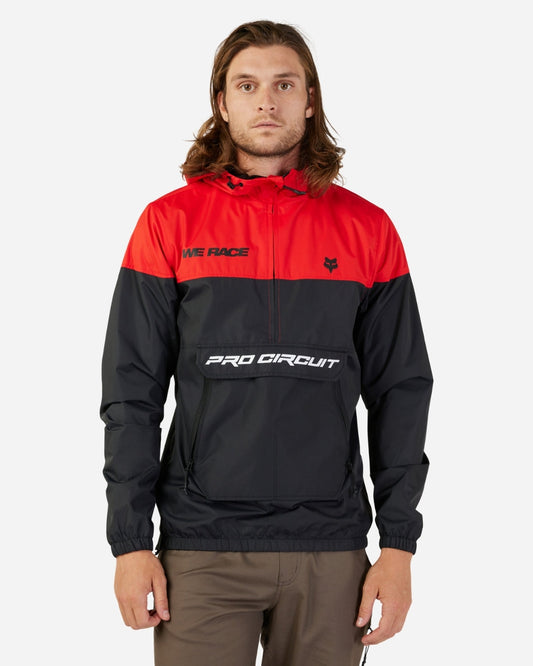 Veste Anorak Fox Racing x Pro Circuit - Noir/Rouge