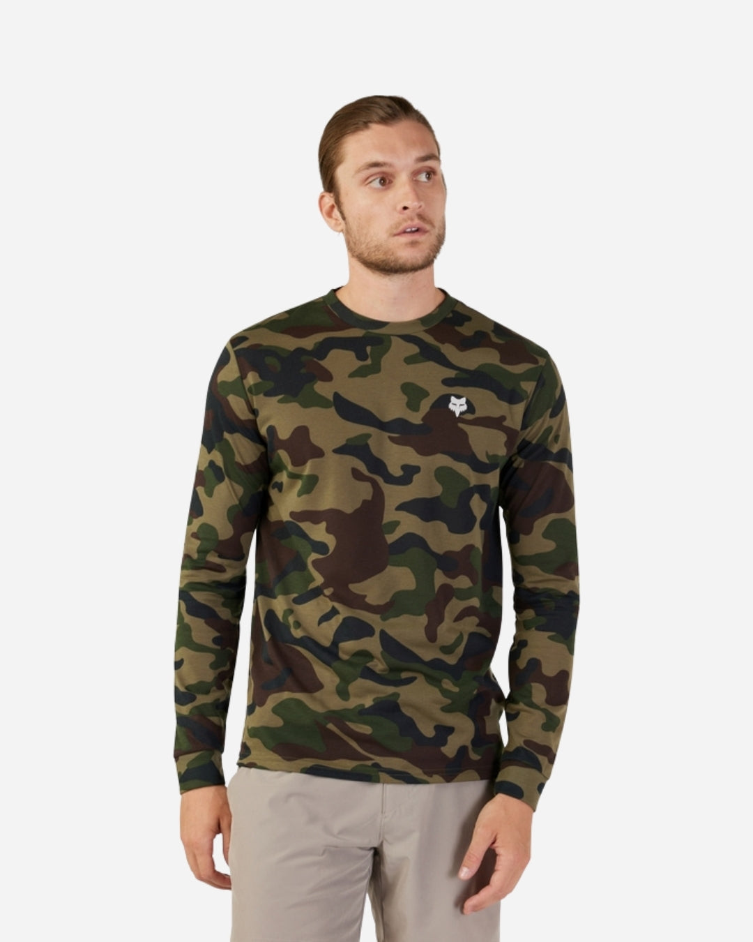 Fox Racing Fox Head long sleeve technical t-shirt - Green camo