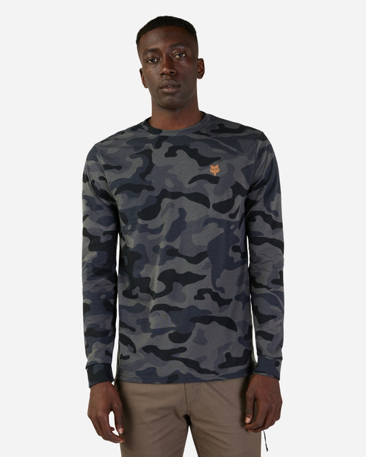 Fox Racing Fox Head long sleeve technical t-shirt - Black/Camo