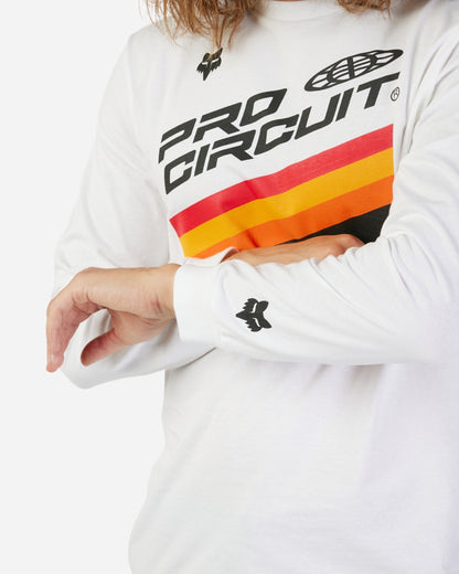 Fox Racing Pro Circuit Langarmshirt – Weiß