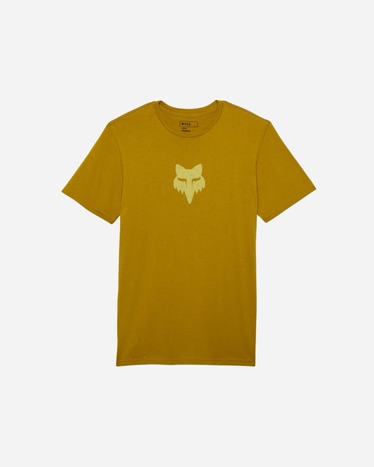 Fox Racing Fox Head Kurzarm-T-Shirt – Senfgelb