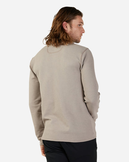 Fox Racing Level Up Long Sleeve Thermal Sweatshirt - Taupe