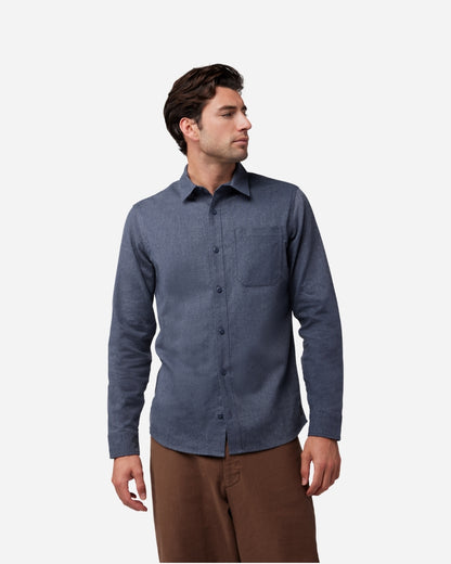 Chemise tissée Fox Racing Level Up manches longues - Minuit