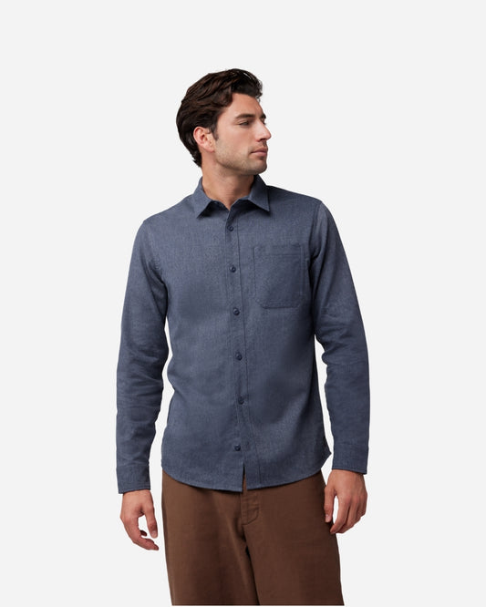 Chemise tissée Fox Racing Level Up manches longues - Minuit