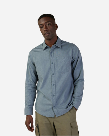 Chemise tissée Fox Racing Level Up manches longues - Citrus