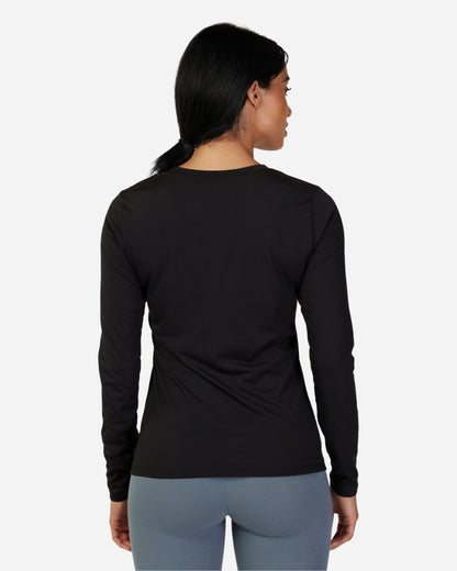 T-shirt technique Femme Fox Racing Atlas manches longues - Noir