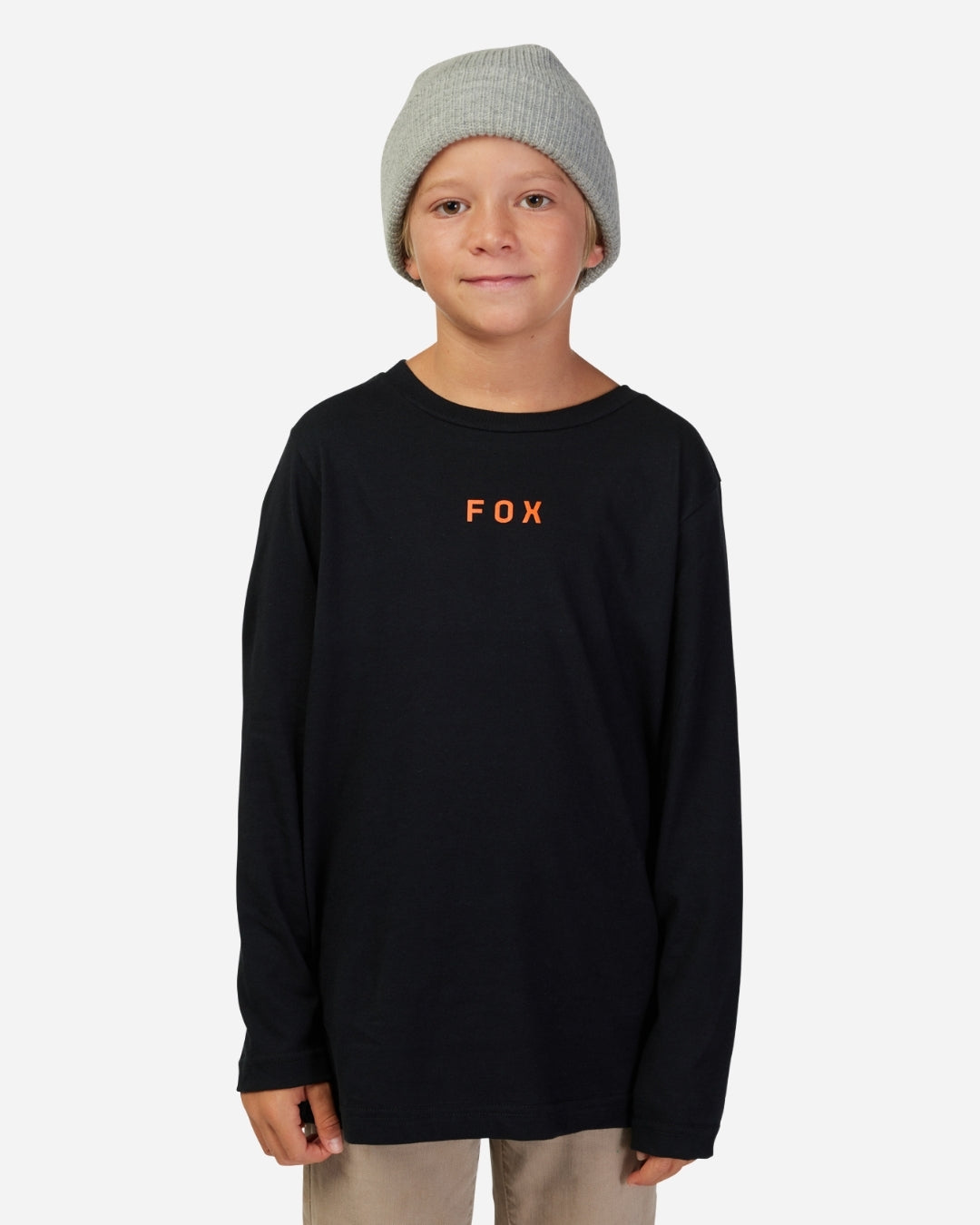 T-shirt Jeunes Fox Racing Magnetic manches longues - Noir