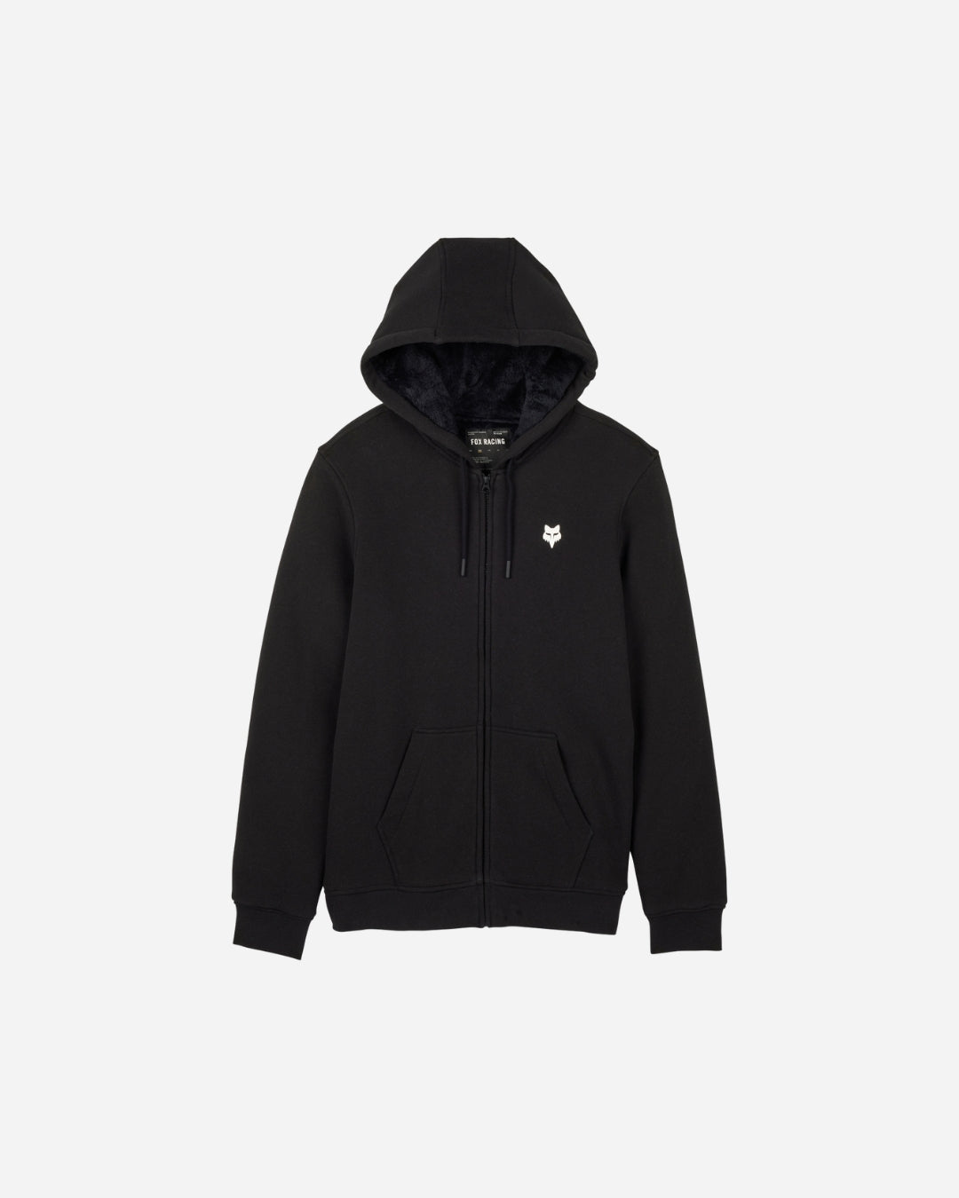 Sweat à capuche zippé Sherpa Fox Racing Dynamic Sasquatch - Noir