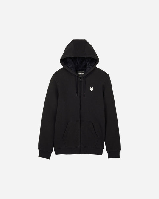 Sweat à capuche zippé Sherpa Fox Racing Dynamic Sasquatch - Noir