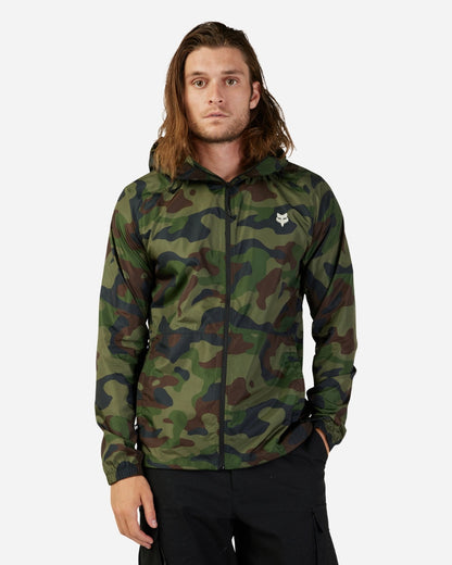 Fox Racing Fox Head Windbreaker-Jacke – Grünes Tarnmuster
