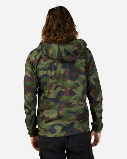 Fox Racing Fox Head Windbreaker-Jacke – Grünes Tarnmuster